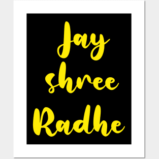 Jai shree radhe Posters and Art